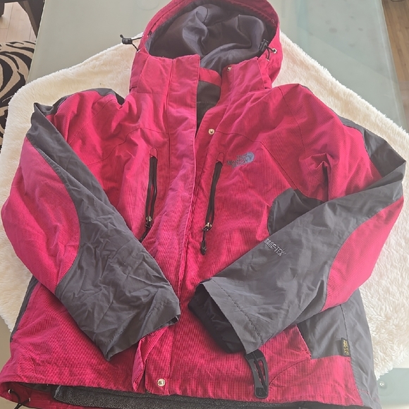 The North Face Women's Red and Gray Jacket - Picture 1 of 14